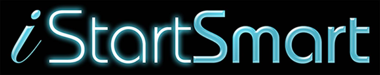 A blue and white letters on a black background

Description automatically generated